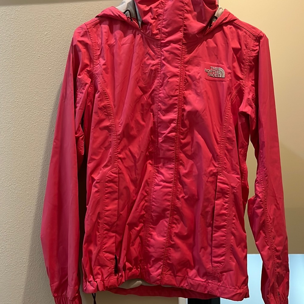 Pink NorthFace Rain Jacket